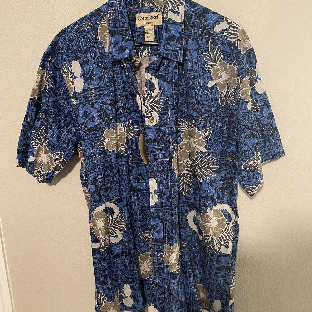 Cooke Street Formal Hawaiian Button Down Shirt